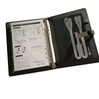 Carnet Multifonctionnel A5 en Cuir PU avec Recharge sans Fil, Agenda Rechargeable, et Banque d'Énergie, Logo Lumineux Personnalisable