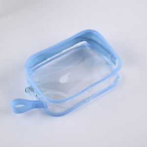 การพิมพ์หลายสีแบบกําหนดเองตัวอย่างฟรีถุงแต่งหน้าใสพีวีซีกันน้ําสําหรับบรรจุภัณฑ์เครื่องสําอาง - Product Image 2