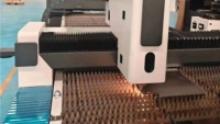Máquina de Corte Láser Híbrida de Fibra y CO2 Jowuey, Cortadora Láser de Doble Cabezal para Acero Inoxidable, MDF y Láminas Acrílicas