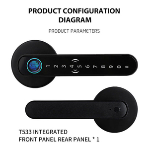 جديد رائج تويا ، مع تطبيق رمز بصمة الإصبع ، قفل TT ، رافعة واحدة - Product Image 2