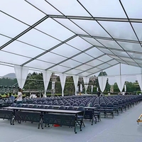 Chapiteau de luxe 20x30, grande tente de réception extérieure pour mariages, événements et fêtes, capacité 200, 300, 1000 personnes
