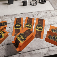 Sac d'emballage personnalisé en mylar pour le thé noir Pochette à gousset latéral de taille mini bon marché PP PET pour petits sachets thermoscellables en papier alimentaire