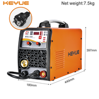 KEYUE Nouvelle machine à souder portable à haute fréquence IGBT 220V, soudeuse à l'arc MIG-160 avec écran LCD