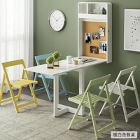 Tables pliantes pour ordinateur portable à fixation murale avec rangement