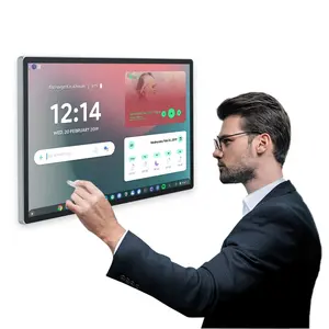 Smart Home Control 32 43 55 65 Inch Full HD Touch Screen Lcd Display Android Interactive Whiteboard Flat Panel For School