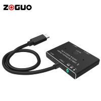 Commutateur bidirectionnel USB-C 120g pour équipement vidéo, résolution 8K 30Hz, 5K 60Hz, 4K 120Hz/60Hz pour utilisation audio, commutateur vidéo et données PD