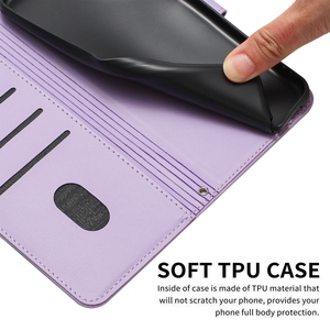 เคสหนังลายแมวมีกระเป๋าเงินพร้อมช่องใส่บัตรเคสป้องกันแบบพับตั้งได้สำหรับ Xiaomi redmi Note 14 4G poco X7 <span class=keywords><strong>Pro</strong></span> 5g - Product Image 2
