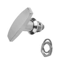 Loquet à quart de tour K1356 pour armoire industrielle, verrou de compression IP65 étanche à la poussière, fixation rapide pour panneau d'armoire