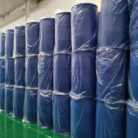 Tambour en plastique chimique à couche unique fermé, 200 L, cylindre bleu de 55 gallons en acier inoxydable