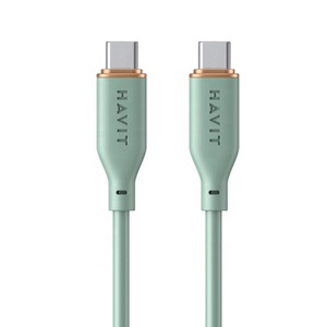 Cable de Carga y Datos Cb603 Havit de Alta Velocidad de 60 W, Accesorios para Teléfono Móvil, Cable de Tipo <span class=keywords><strong>C</strong></span> <span class=keywords><strong>a</strong></span> Tipo <span class=keywords><strong>C</strong></span>, Carga Rápida - Product Image 3