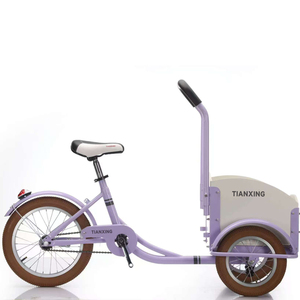 Vélo cargo en gros avec boîte avant plus large pour transporter des enfants, des marchandises, des animaux de compagnie, avec 3 roues, grande capacité pour faire <span class=keywords><strong>les</strong></span> courses, promener <span class=keywords><strong>les</strong></span> chiens, voyager - Product Image 5