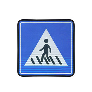 Signalisation routière directionnelle LED Colton pour voies de circulation de voitures particulières, panneaux de signalisation en aluminium 60x60cm, étanches, pour aménagement paysager, direct - Product Image 5