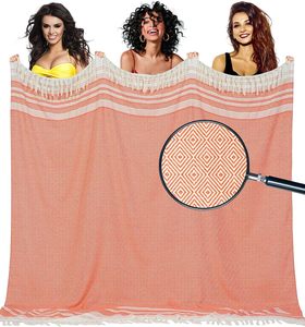 Serviette de plage turque surdimensionnée personnalisée, séchage rapide, anti-sable, <span class=keywords><strong>poncho</strong></span> de surf, robe de change pour le camping - Product Image 2
