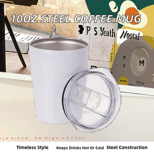 Mug isotherme en acier inoxydable de 10 oz pour sublimation, design classique en forme de cola, écologique, isolation thermique de 6 à 12 heures - Product Image 2