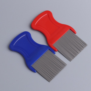 Manufacturer's <b>Pet</b> Supplies Double-Edged Fine-Toothed Comb Cats Dogs Stainless Steel Needle Comb Lice Flea Egg <b>Pet</b> Grooming - Product Image 5