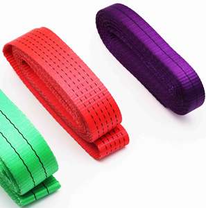 Eslingas de Elevación de Poliéster sin Fin de 1t 2t 3t, Todo Tipo de Colores Personalizados, Eslingas Tejidas sin Fin para Puerto - Product Image 4
