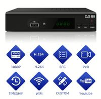 Récepteur satellite TV décodeur FTA DVB MPEG H264 DVB S2 HD SAT