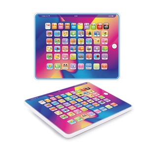 Tapis d'apprentissage de l'alphabet russe multifonction pour enfants, tablette à écran tactile, jouet, machine d'apprentissage avec lumière et musique - Product Image 1