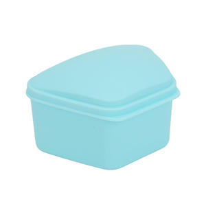 Boîte <span class=keywords><strong>de</strong></span> rangement trapézoïdale en plastique pour protège-dents, protège-dents partiels, support dentaire, portable pour voyage, usage domestique/bureau, Chine Guangxi - Product Image 3