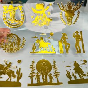 大型シート 11.25インチ 防水 耐久性 UVカット デカール グラスカップ ラップ 転写ステッカー タンブラー用 洗えるマグカップ ホログラフィック - Product Image 4