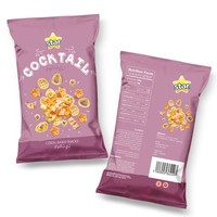 Ipack Emballage de snacks et bonbons de qualité alimentaire imprimé personnalisé sacs à fond carré pochettes en plastique aluminium feuille puce