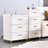 8003-2 Offre Spéciale moderne chambre organisateur de rangement en plastique tiroirs et chariots bébé armoires enfants vêtements armoire