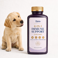 Sirop de Soutien Immunitaire pour Chiens Astragale Lactoferrine Colostrum Facile à Administer Bien-être Quotidien Naturel Premium OEM
