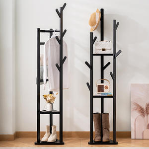 Cintre vertical en bambou au <span class=keywords><strong>design</strong></span> minimaliste moderne avec fonction de suspension pour meubles de maison; pour chambre à coucher - Product Image 1