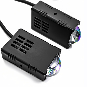 TCYATO faretti per <span class=keywords><strong>automobili</strong></span> e moto, fari, perline <span class=keywords><strong>LED</strong></span>, montante esterno, pellicola blu occhi diavolo - Product Image 3
