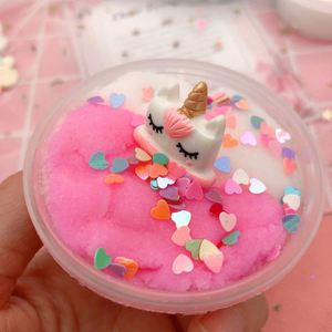 Produit phare 2020 : Slime nuage anti-stress, pâte colorée, purée de soie, purée de licorne, purée de fil - Product Image 5