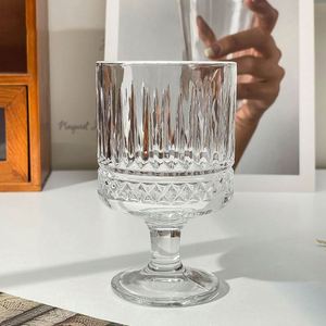 Short Foot Sun Flower Design Durable Glass Drinkware for Coffee Cold Brew Ice Latte Household Water Juice - Product Image 6