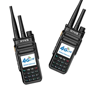 RYKS BQ-888 Walkie Talkie 5000km Long Talk Range 4g LTE POC Network Radio Sim Card Walkie Talkie