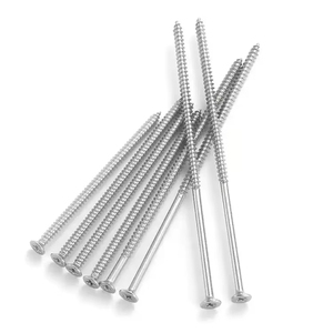 Personnalisé ISO14586 St4 * 50 304 316 vis à bois autotaraudeuse en acier inoxydable Six lobes Torx tête plate fraisée <span class=keywords><strong>demi</strong></span>-boulon fileté - Product Image 2