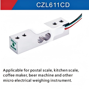 Celda de Carga de Tensión de Precisión 0.1% Serie <span class=keywords><strong>HTH</strong></span>, Sensor de Fuerza de Aluminio y Acero de 1kg a 5kg para Dispositivos de Pesaje Postal y de Cocina - Product Image 3