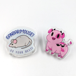 Kuien Bán Buôn Tùy Chỉnh In Acrylic Long Lanh Epoxy Pin Charms Dễ Thương Phim Hoạt Hình Acrylic Anime Phụ Kiện Trâm Cài Pins Huy Hiệu - Product Image 4