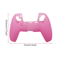 Coque de protection en silicone souple ultra-fine, antidérapante, anti-transpiration, parfaitement ajustée, avec une adhérence améliorée pour PS5 Dualsense