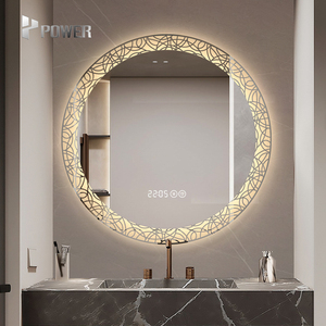 Взрывозащищенное зеркало для ванной комнаты отеля, инфракрасный датчик, анти-туман, круглое умное зеркало для ванной комнаты, зеркало для ванной с <span class=keywords><strong>Bluetooth</strong></span>-динамиком - Product Image 3