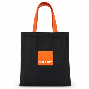 Bolsa de Algodón Negra Resistente y Ecológica para Uso Diario, Diseño Personalizado Aceptable - Product Image 2