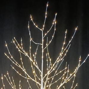 Guirlande lumineuse intérieure romantique en fil de cuivre blanc chaud nouvelles lumières décoratives d'arbre de baies à piles pour le plastique de Noël - Product Image 4