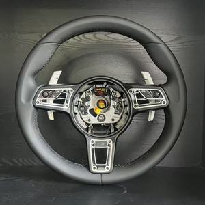 Cubierta decorativa para el volante del coche, accesorios para el volante del coche Porsche <span class=keywords><strong>Macan</strong></span> 2014-2020 - Product Image 5