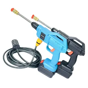 Vườn Cordless Power Tools Áp Lực Cao Lithium Xe Điện Máy Giặt Gun Sạc Máy Rửa Di Động Để Rửa Sàn