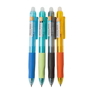 M & G Mini Uitwisbare Pen 0.5Mm Gel Inkt Pen Met Gum Op Top Student Kids Briefpapier Warmte Gevoelige uitwisbare Pen