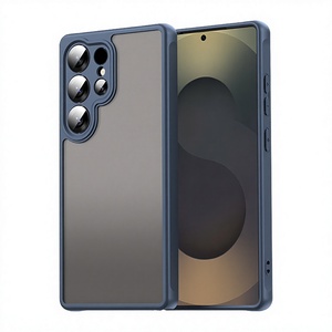 Funda de Teléfono Semitransparente Esmerilada de Lujo, Carcasa Protectora de Cámara a Prueba de Golpes de TPU+PC Mate para Samsung Galaxy S24 Ultra / S23 FE - Product Image 2