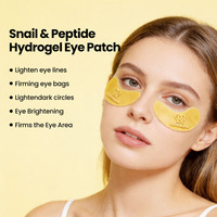 Sulfatevrije siliconen hydrogel peptide hyaluronzuur sheet oogmasker patch tegen veroudering en donkere kringen