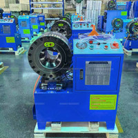 Nouvelle Conception Machine de Sertissage de Tuyaux Hydrauliques de 2 Pouces 6-51mm pour Excavatrice, Sertissage de Tuyaux en Caoutchouc, 220V, Composants PLC Essentiels