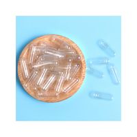 Fabricant Impression de logo personnalisée Capsules HPMC vides transparentes Taille 0 00 Capsules végétariennes transparentes