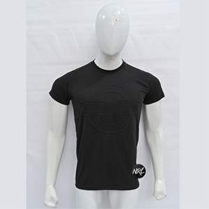 Camiseta extragrande ligera personalizada para hombre de alta calidad 100% algodón transpirable en relieve Unisex Regular Fit cuello redondo - Product Image 6