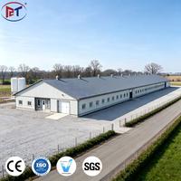 Bâtiment en structure métallique préfabriquée pour poulailler, conception économique pour fermes avicoles