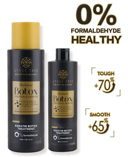 New Formaldehyde Free Keratin Smoothing Treatment Blowout Straightening System for Dry and Damaged Hair