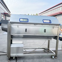 Borstel Groente Wasmachine Gemberschilmachine Aardappel Wortel Groente Wasmachine Schiller Reinigingsmachine